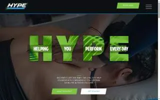 HYPE Sports Rehab & Performance website