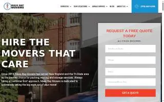 Mass Bay Movers - North Shore MA Movers of Danvers website