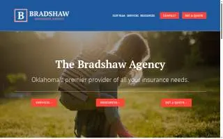 Bradshaw Insurance Agency website