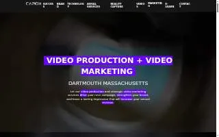 Capion Studio Video Production website