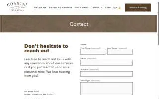 Coastal Financial website
