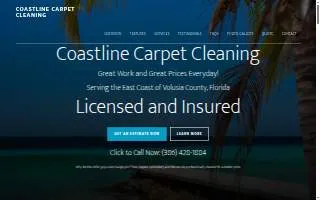 Coastline Carpet Cleaning of Dartmouth website