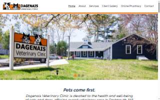 Dagenais Veterinary Clinic website