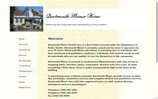 Dartmouth Manor Home Inc website