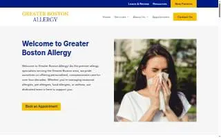 Greater Boston Allergy - Dartmouth website