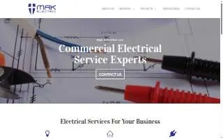 MAK Electric LLC website
