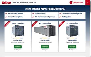 Valtran Storage Container Rental