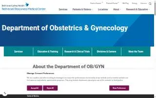 Beth Israel OBGYN website