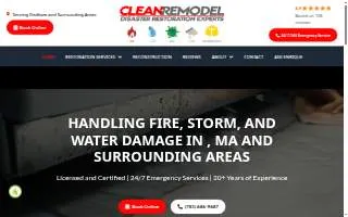 Clean Remodel LLC website