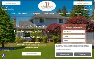 Darden Tree & Landscaping LLC website