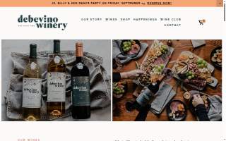 Debevino Winery website