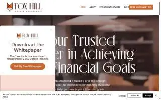 Fox Hill Wealth Management of Dedham website