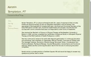 Kerstin Templeton, PT website