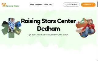 Raising Stars website