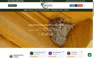 Westwood Pest Control of Dedham website