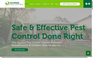 Banner Pest Control website