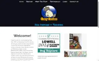 Crazy Canines, Inc. website