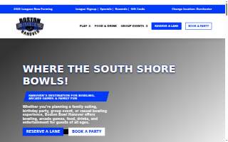 Boston Bowl - Hanover of Duxbury