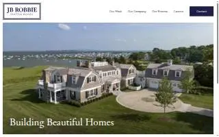 JB Robbie Builders website