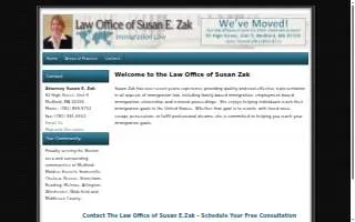 law office of susan zak website