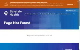 Baystate Cardiology - Springfield - High Street website