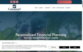 Command Wealth Management website