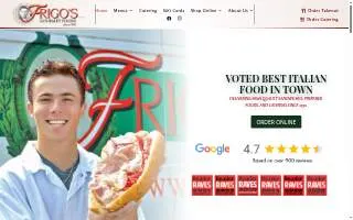 Frigo Foods of East Longmeadow website