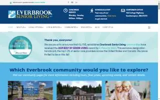 Everbrook Senior Living website