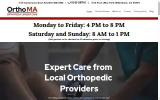 Ortho MA of Easthampton website