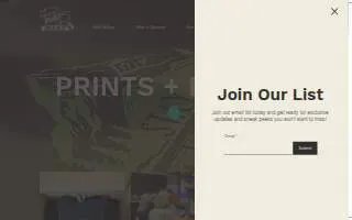 Printed Mass website