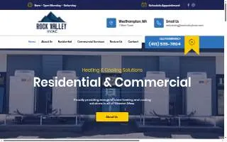 Rock Valley HVAC, Inc. of Easthampton website