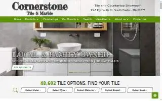 Cornerstone Tile & Marble website