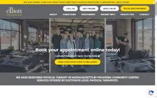 Elliott Physical Therapy - Easton website