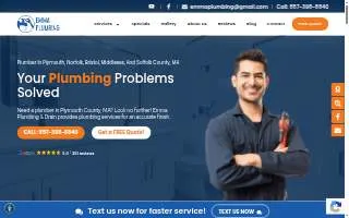 Emma Plumbing and Drain Services website