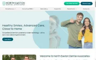 North Easton Dental Associates website