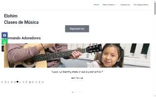Elohim Music School website