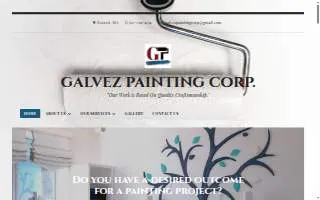 Galvez Painting Corp. website