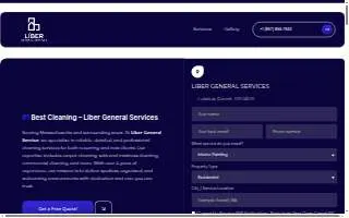Liber Clean Carpet Inc website