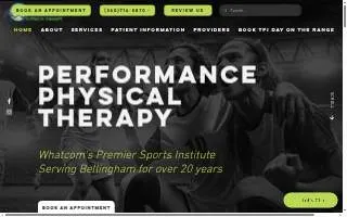 Performance Physical Therapy of Everett website