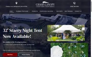 Chase Canopy Company Inc. website