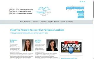 Coastal Dental of Fairhaven website