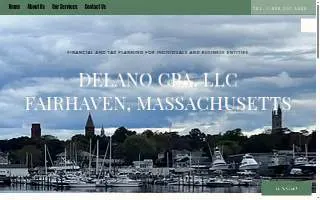 Delano CPA website
