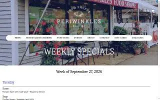 Periwinkles website