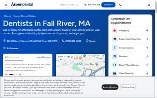 Aspen Dental - Fall River website