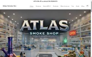 Atlas Smoke shop website