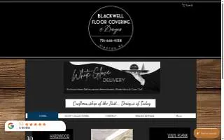 Blackwell Floor Covering & Designs of Fall River website
