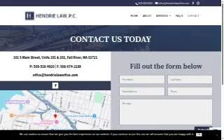 Hendrie Law, PC website