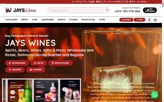 Jay's Wine and Spirits website