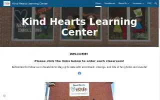Kind Hearts Learning Center website