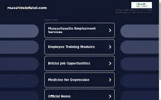 MassHire Bristol Career Centers website